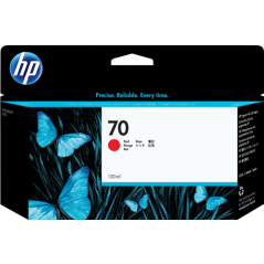 HP 70 Cartouche Rouge Originale 
