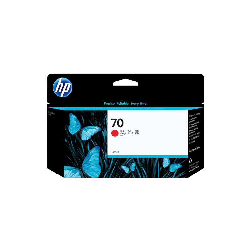 HP 70 Cartouche Rouge Originale