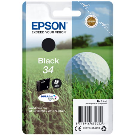 Epson 34 Cartouche Noir Originale 