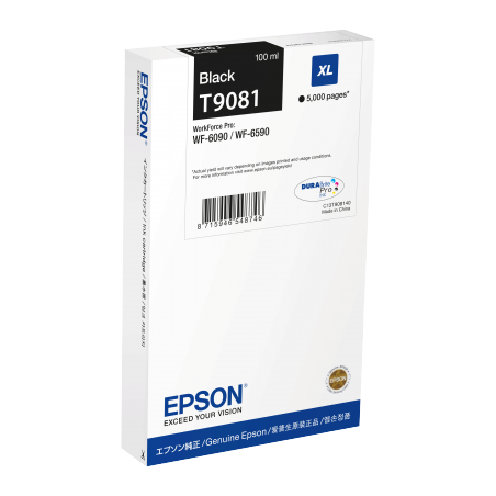 Epson T9081 Cartouche Noir Originale 
