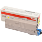 OKI 46490605 Toner Jaune 6000 pages Original