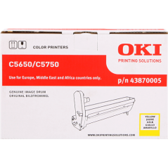 OKI 43870005 Tambour Jaune Original 