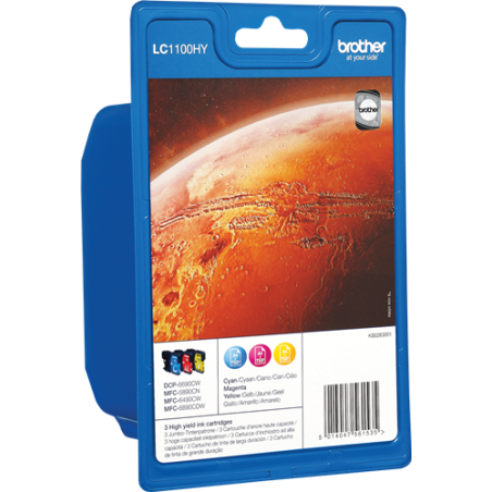 Brother LC1100HY Multipack 3 Couleurs Original 