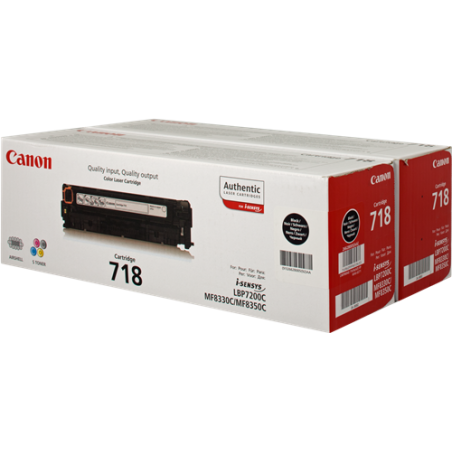 Canon 718 BK VP Multipack Noir Original 