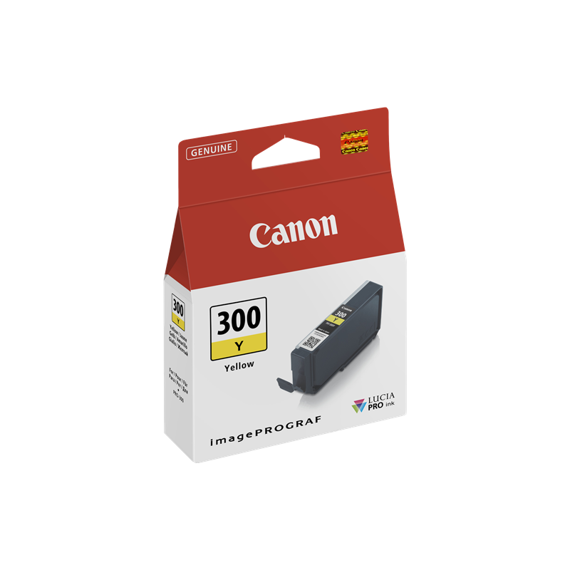 Canon PFI-300y Cartouche Jaune Originale Canon PFI-300y Cartouche Jaune Originale