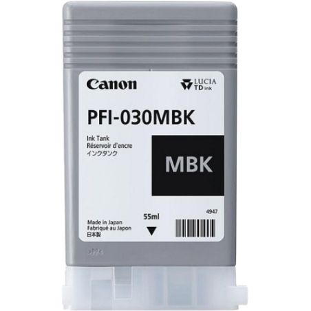 Canon PFI-030MBK Cartouche Noir mat Originale 
