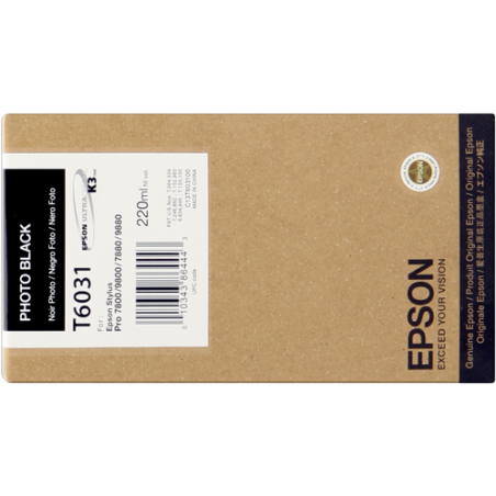 Epson T6031 Cartouche Noir Originale 