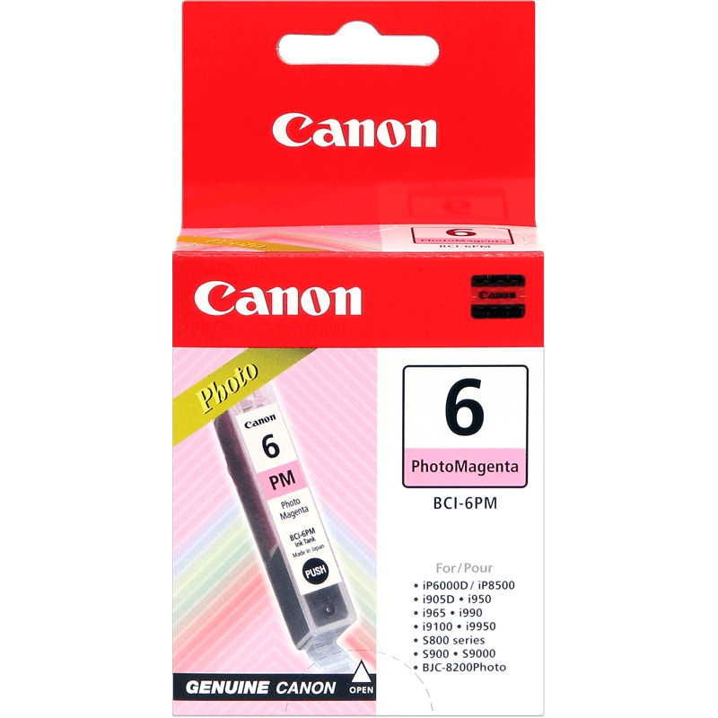 Canon BCI-6PM Cartouche Photo Magenta Originale