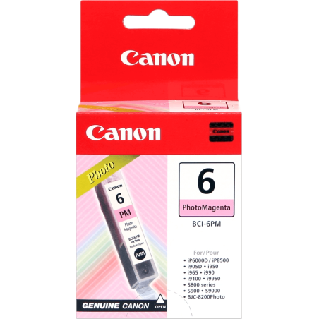 Canon BCI-6pm Cartouche Photo Magenta Originale 