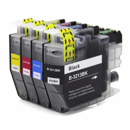 Brother LC3213 Multipack 4 Couleurs Compatible 