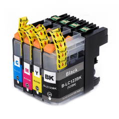 Brother LC123 Multipack 4 Couleurs Compatible 
