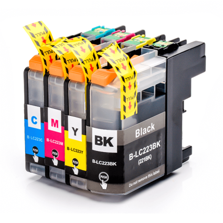 Brother LC223 Multipack 4 Couleurs Compatible 