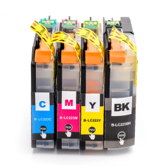 Brother LC223 Multipack 4 Cartouches Compatibles