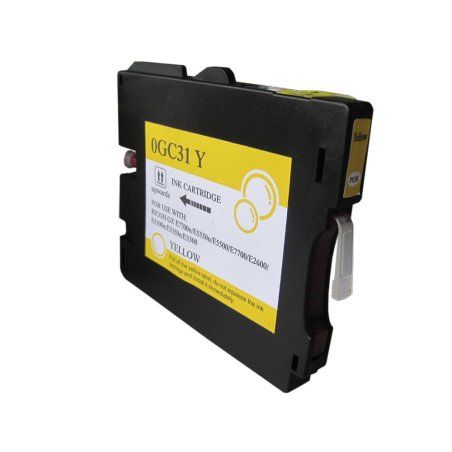 Ricoh 31Y (GC-31Y) Cartouche Jaune Compatible 