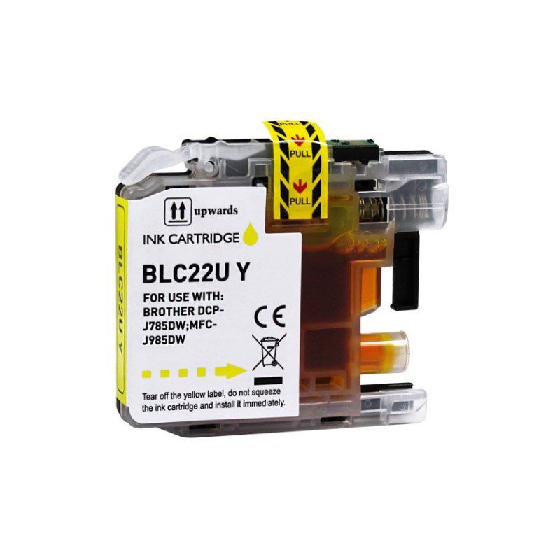 Brother LC22UY Cartouche Jaune Compatible