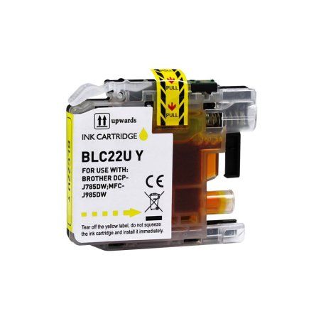 Brother LC22UY Cartouche Jaune Compatible 