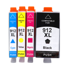 HP 912XL Multipack 4 Cartouches Compatibles