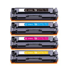 HP 201X Pack 4 toners Compatible 