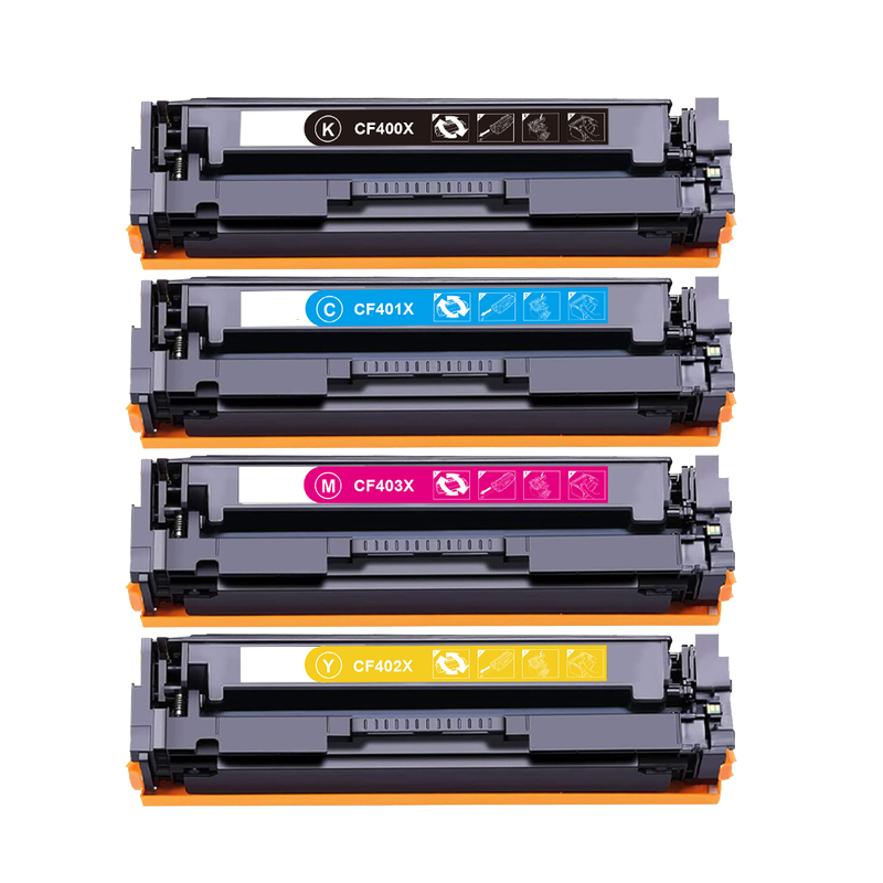HP 201X Pack 4 toners Compatible