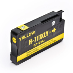 HP 711 Cartouche Jaune Compatible 