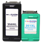 HP 350XL + 351XL Multipack 2 Cartouches Compatible