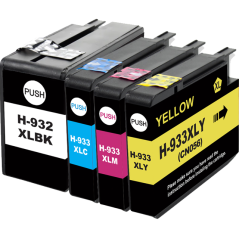 HP 932XL / 933XL Multipack 4 Couleurs Compatible 