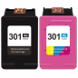HP 301XL Multipack Noir + Couleur Compatible