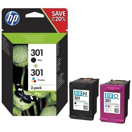 HP 301 Multipack 4 Couleurs Original 