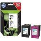 HP 301 Multipack Noir + Couleur Original