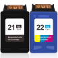HP 21 / HP 22 Multipack 2 Cartouches Compatible