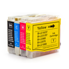 Brother LC1000 Multipack 4 Couleurs Compatible 