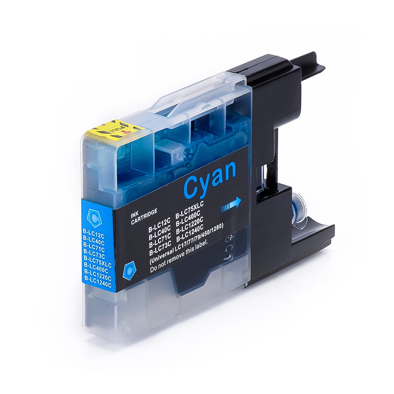 Brother LC1240C / LC1280XL Cartouche Cyan Compatible