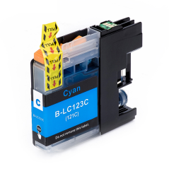 Brother LC123C Cartouche Cyan Compatible 
