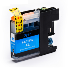 Brother LC125XLC Cartouche Cyan Compatible 