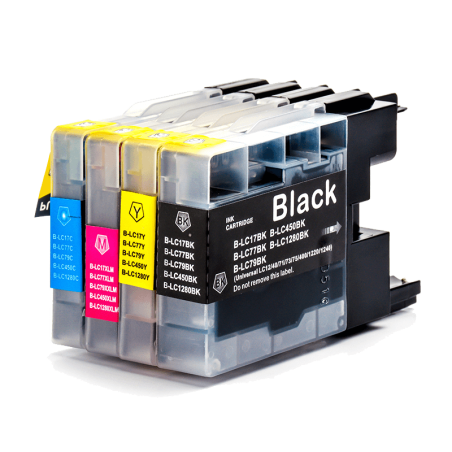 Brother LC1280XL Multipack 4 Couleurs Compatible 