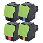 Lexmark 802S Pack 4 toners Compatible