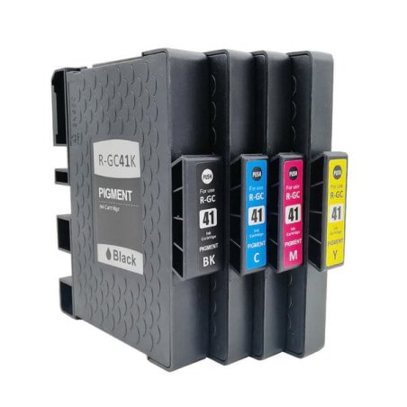 Ricoh 41 (GC41) Pack 4 cartouches Compatible 