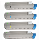 OKI C310/C330/C510/C530 Pack 4 toners Compatible
