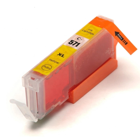 Canon CLI-571Y XL Cartouche Jaune Compatible 