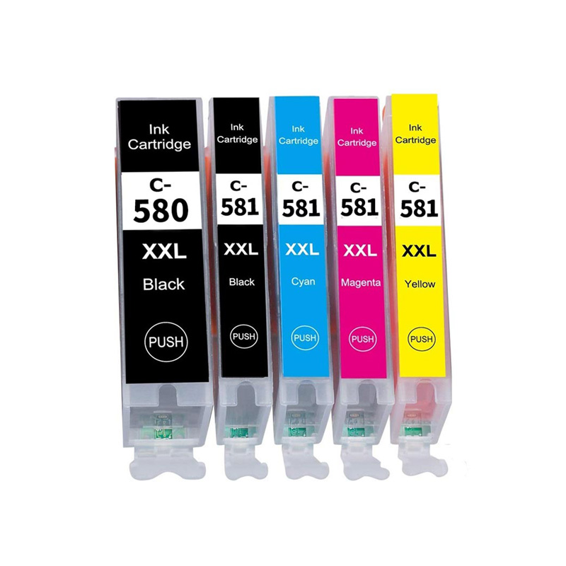 Canon PGI-580 + CLI-581 XXL Multipack 5 Cartouches Compatibles