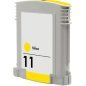 HP 11 Cartouche Jaune Compatible