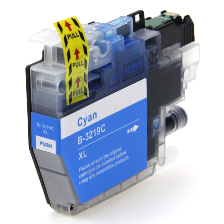 Brother LC3219XLC Cartouche Cyan Compatible 