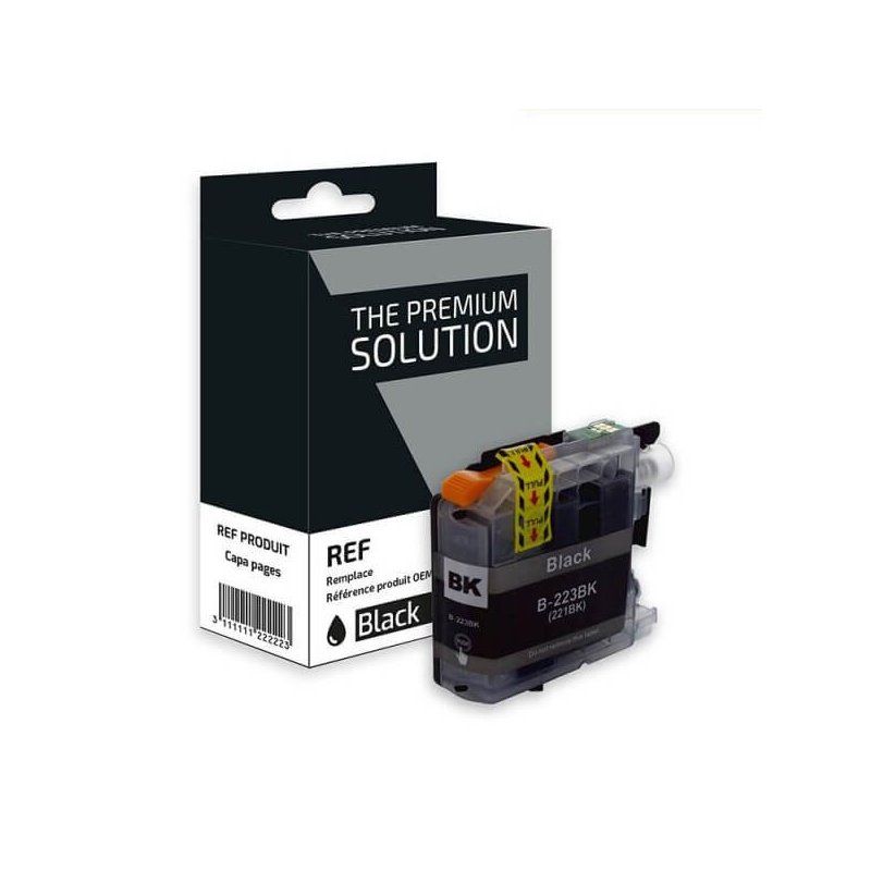 Brother LC223BK Cartouche Noir Compatible Premium