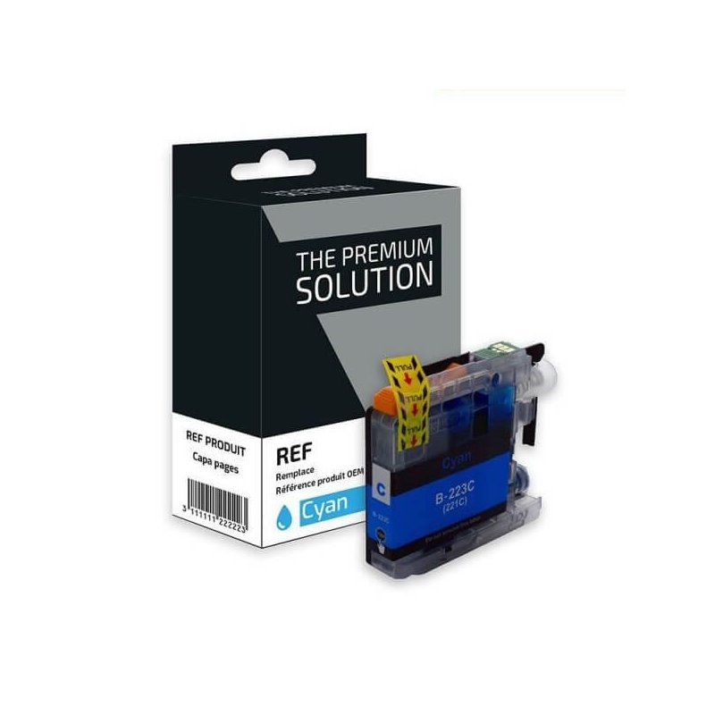 Brother LC223C Cartouche Cyan Compatible Premium