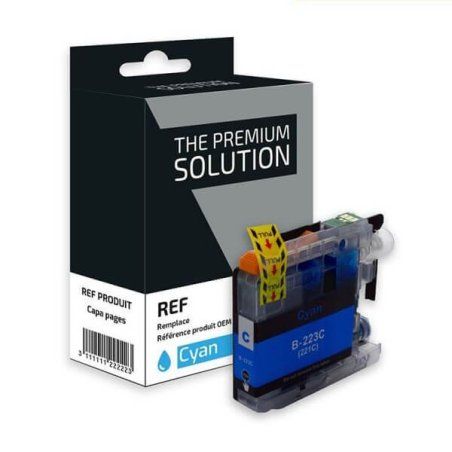 Brother LC223C Cartouche Cyan Compatible Premium 