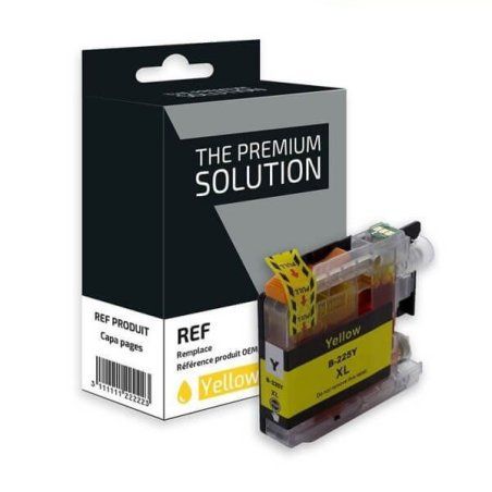 Brother LC225XL Y Cartouche Jaune Compatible Premium 