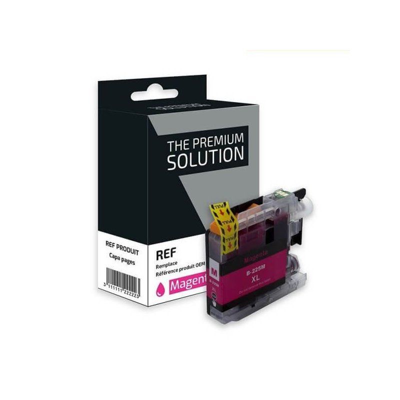 Brother LC225XL M Cartouche Magenta Compatible Premium