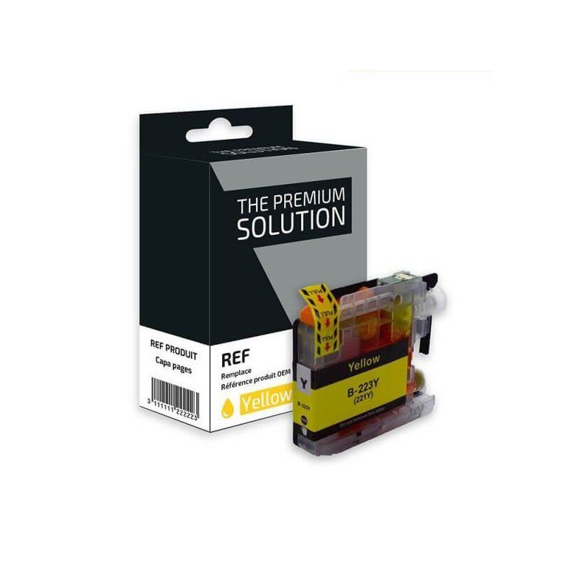 Brother LC223Y Cartouche Jaune Compatible Premium