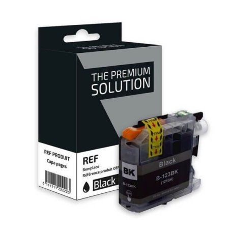 Brother LC123BK Cartouche Noir Compatible Premium 