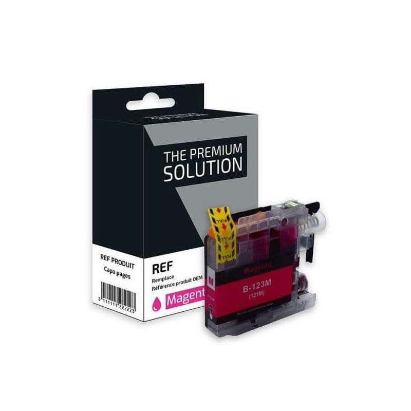 Brother LC123M Cartouche Magenta Compatible Premium